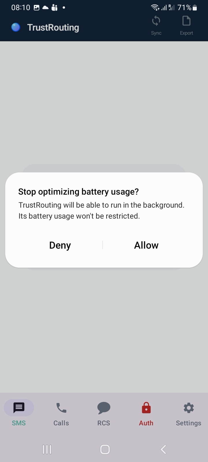 Allow background work