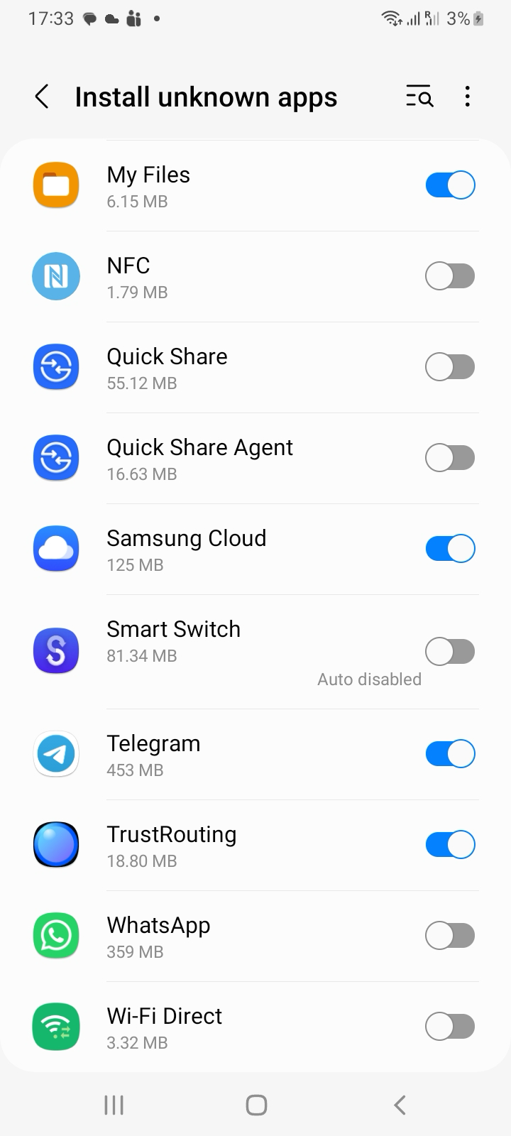 Allow unknown apps